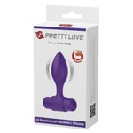 Pretty Love Vibrirajući Analni Plug Ljubičasti 8,6cm