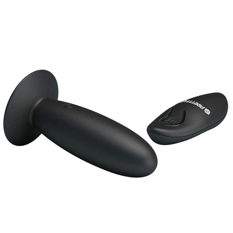 Pretty Love Vibrirajući Analni Plug sa Daljinskim Upravljačem - Crni