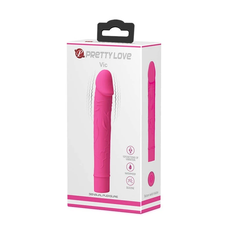 Pretty Love Vibrirajući Dildo Roze 15,2cm za G-tačku