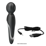 Pretty Love Walter - crni silikonski vibrator sa 7 funkcija vibracije i 5 nivoa intenziteta