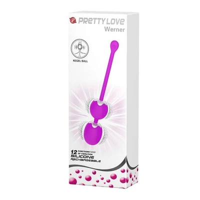 Pretty Love Werner ljubičaste vibrirajuće kuglice za užitak - Sexy Shop