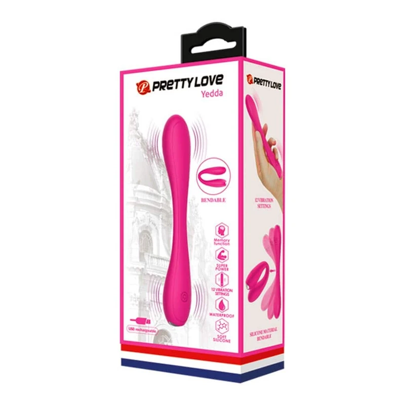 Pretty Love Yedda Roze G-tačka vibrator sa stimulansom klitorisa
