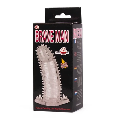 Prozirni penis sleev sa stimulansom klitorisa 14cm - Sexy Shop