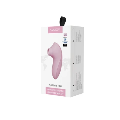 Pulse Lite Neo Roze - Aplikacija Kontrolisana, Vodootporni Vibrator - Sexy Shop