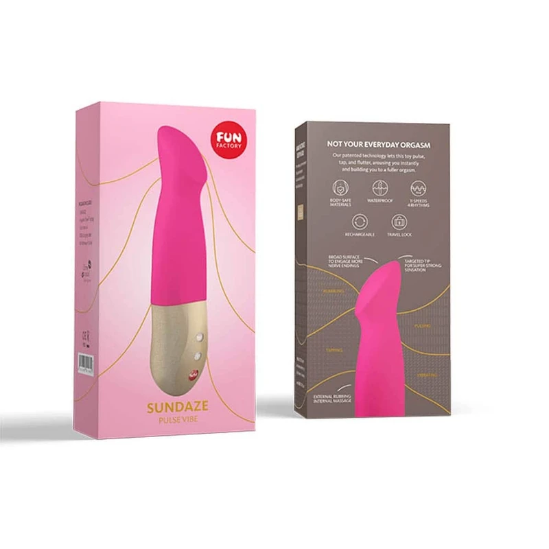 PULSE VIBE Sundaze vibrator - Fuchsia pink, vodootporni, za G tačku
