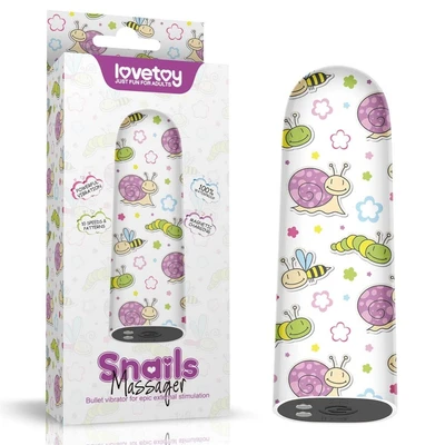 Punjač za intimu - Višebojni vodootporni masažer za užitak 8,5cm - Sexy Shop