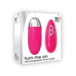 Punjača ljubavna kuglica Turn Me On sa daljinskim upravljačem - vodootporna rosa