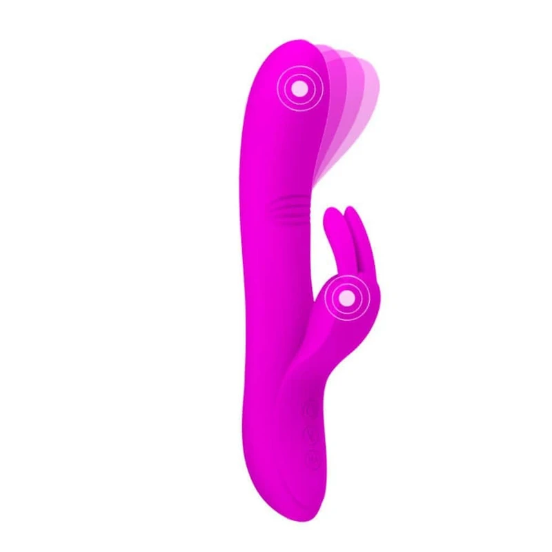 Punjači Zec Vibrator Pretty Love Dylan Ljubičasti sa Stimulansom Klitorisa