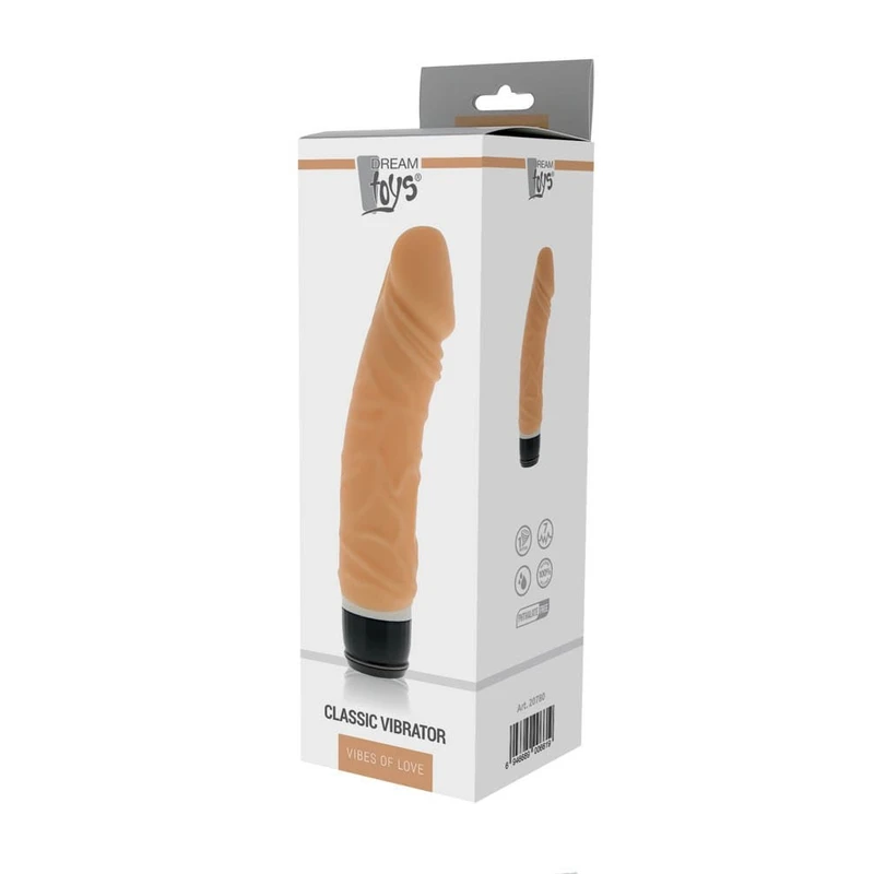 Purrfect Silicone Klasični vibrator 16.5cm vodootporni u boji kože