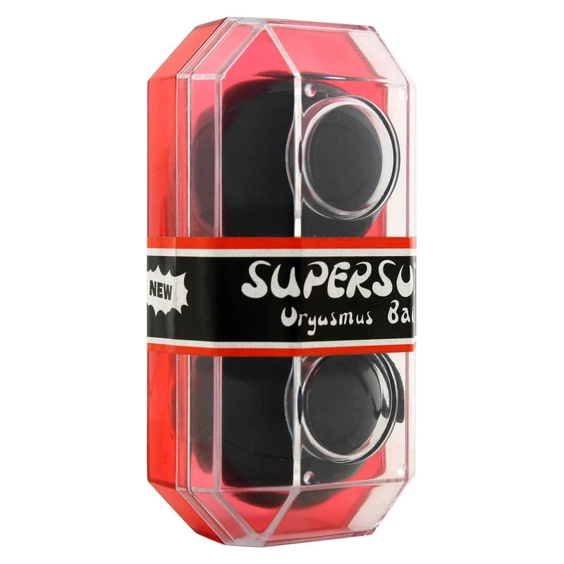 PVC Duotone Balls Black - Vibrirajuće kuglice za uživanje