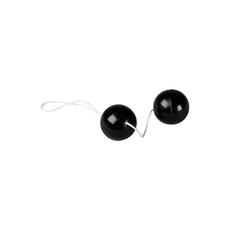 PVC Duotone Balls Black - Vibrirajuće kuglice za uživanje