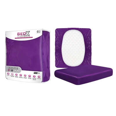 PVC zaštita za dušek – ljubičasta – king size 198 cm x 203 cm - Sexy Shop