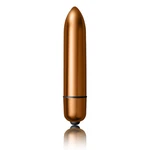 Rascal Rabbit - Crni Seksualni Stimulator sa Zlatnim Akcentima, Vodootporan, 8.9cm