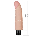 Real Feel Realistični Vibrator 16.5cm - Vodootporan, G-tačka, Kožna Boja