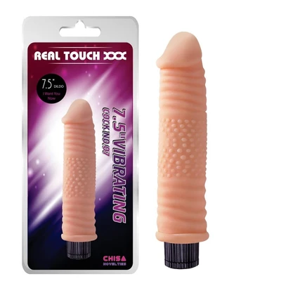 Real Touch XXX Vibrirajući Penis 19cm G-tačka Koža - Sexy Shop