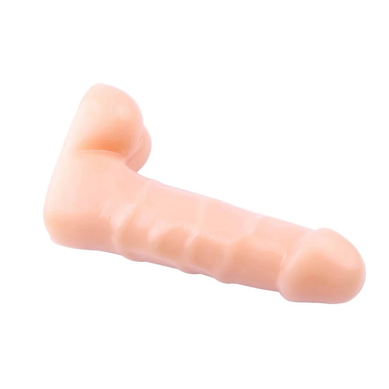 Realistički dildo sa testisima i vakuumskim postoljem 16,5 cm - Outlet
