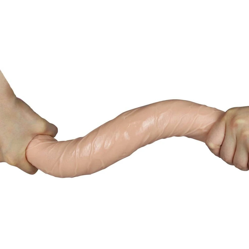 Realistični Slim Ultra Dupli Dildo 45cm - Vodootporni Dupli Igračka za Odrasle