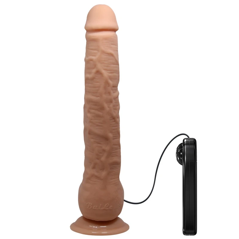 Realistični Vibrirajući Dildo sa Testisima 28cm - Debra