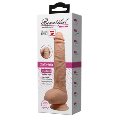 Realistični Vibrirajući Dildo sa Testisima 28cm - Debra - Sexy Shop