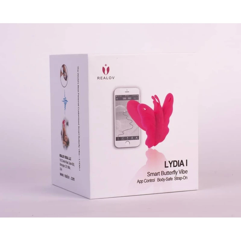 Realov - Lydia I Smart Butterfly Vibe Roze, Vodootporni, Aplikacija Kontrolisano