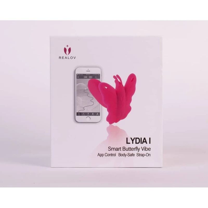 Realov - Lydia I Smart Butterfly Vibe Roze, Vodootporni, Aplikacija Kontrolisano