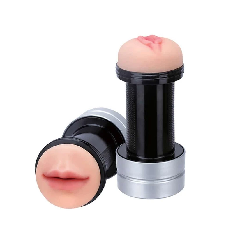 RealStuff 2 u 1 Hummer Usta & Vagina Vodootporni Masturbator 17,5 cm