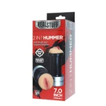 RealStuff 2 u 1 Hummer Usta & Vagina Vodootporni Masturbator 17,5 cm