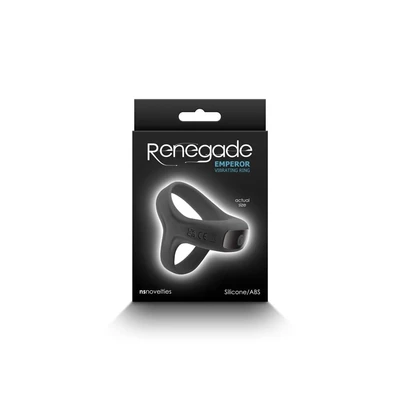 Renegade Emperor Crni Vibrirajući Prsten - Sexy Shop