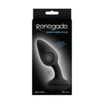Renegade Knock Knock Plug Crni 12cm sa Vakuumskim Postoljem