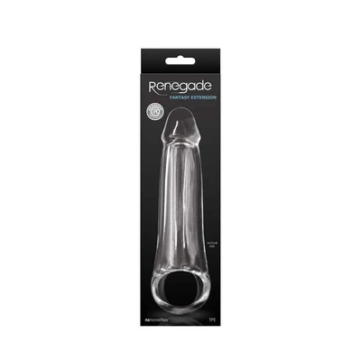 Renegade prozirni penis ekstenzija 21cm vodootporna - Sexy Shop