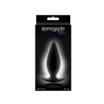 Renegade Spade Medium - Analni igračkasti čep, 10cm, crni, vodootporan