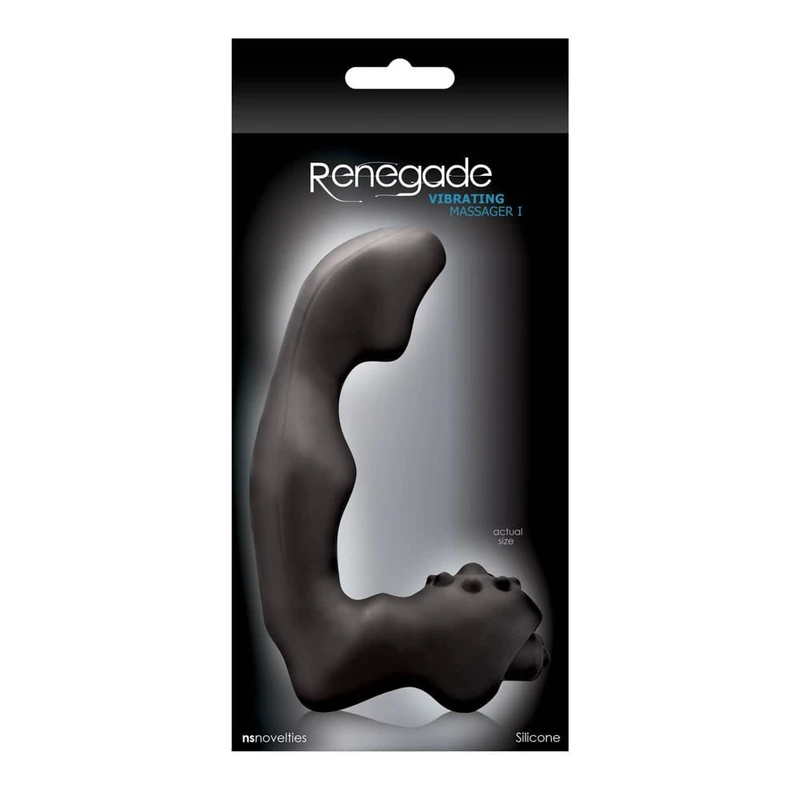 Renegade Vibrirajući Masažer za Erogene Zone, 16,5cm, Vodootporan, Crni