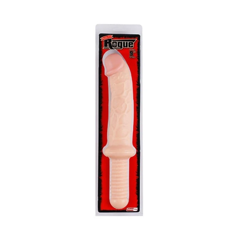 ROGUE 23cm DONG sa drškom, vodootporni, boja kože
