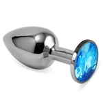 Rosebud Classic Metal Plug S Plavi Lovetoy
