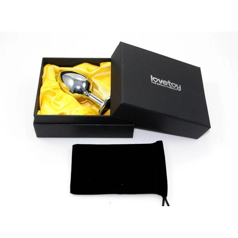 Rosebud Classic Metal Plug S - Prozirni Srebrni 6.8cm, Vodootporan, Lovetoy
