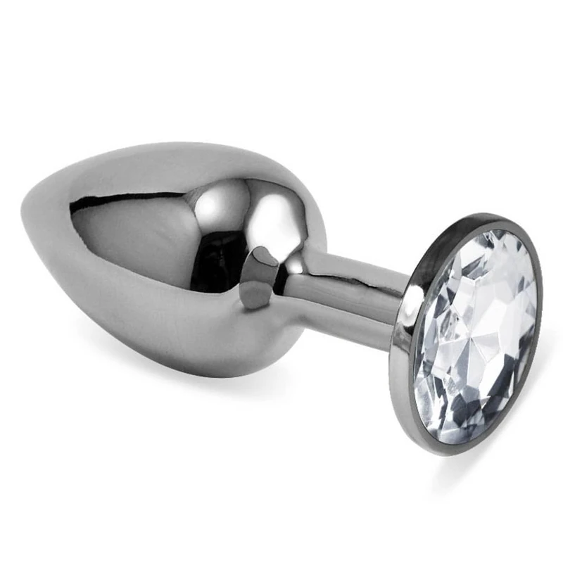 Rosebud Classic Metal Plug S - Prozirni Srebrni 6.8cm, Vodootporan, Lovetoy