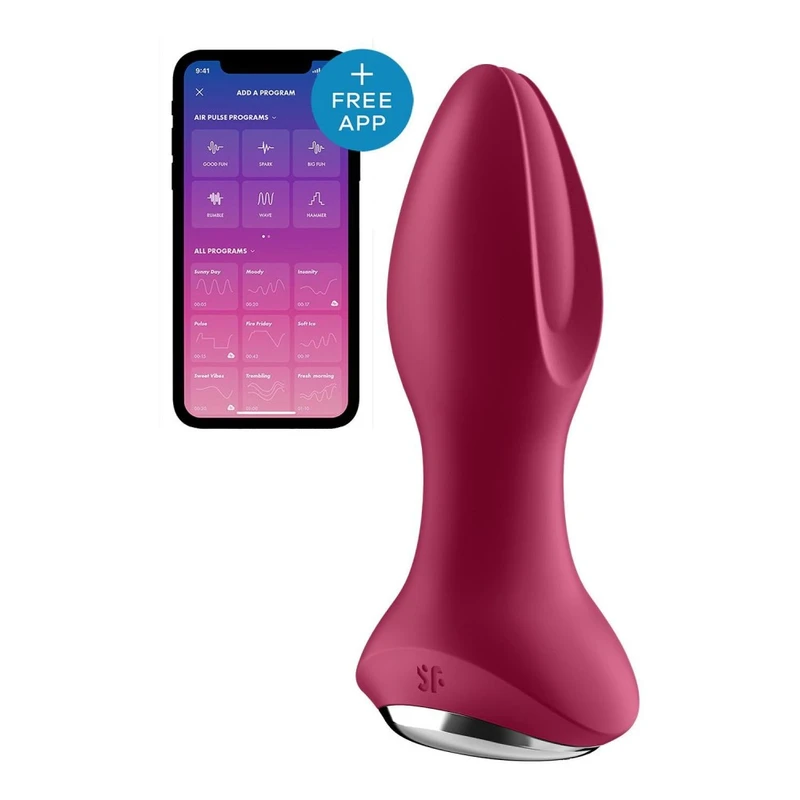 Rotator Plug 2+ vibrator sa rotirajućim kuglicama
