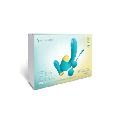 S Pleasures Velvet Pleasure Kit - Tirkizni - Sexy Shop