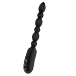 S Pleasures Vibrirajuće Analne Kuge Crne 27,4cm
