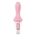 Satisfyer Air Pump Booty 5+ crveni vibrator sa aplikacijom