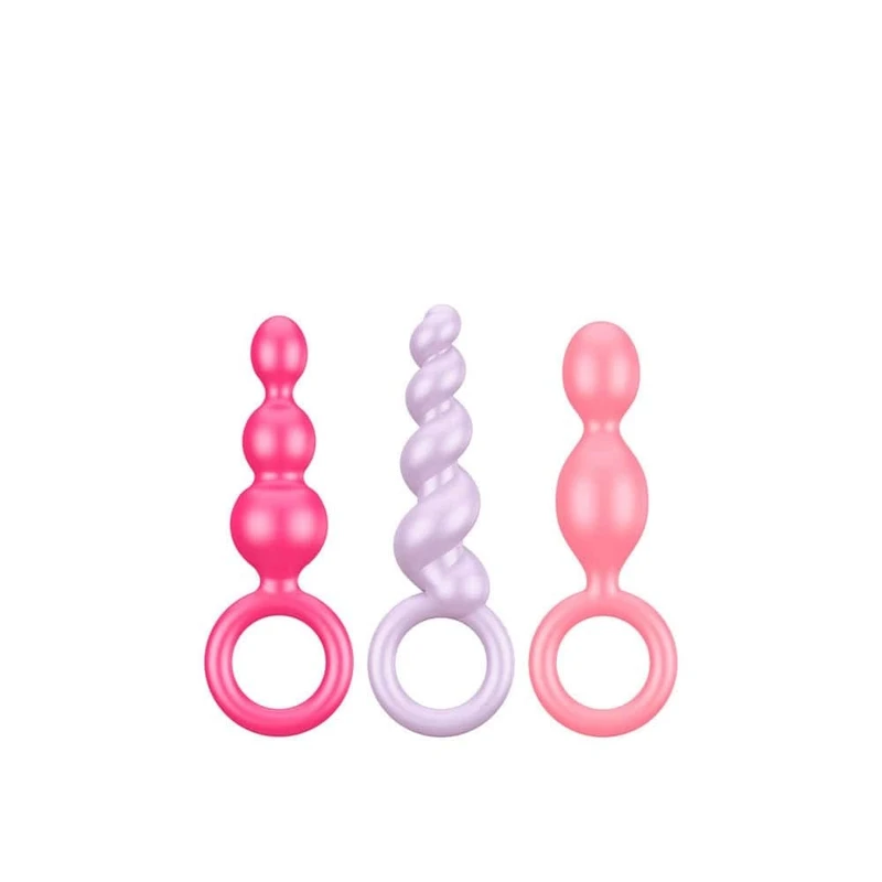 Satisfyer Booty Call Set od 3 Višebojna Plugova za Analnu Igru
