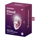 Satisfyer Cloud Dancer - Crveni vibrator sa vazdušnim talasima, vodootporan