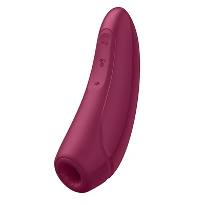 Satisfyer Curvy 1+ (Bordo) - Aplikacijom Kontrolisani Vodootporni Vibrator - Sexy Shop