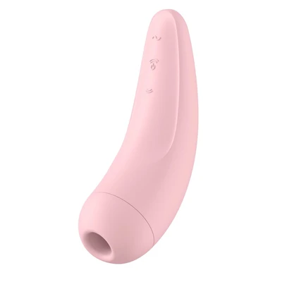 Satisfyer Curvy 2+ (Roze) - Vodootporni vibrator sa aplikacijom - Sexy Shop