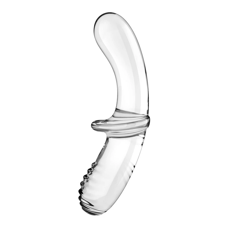 Satisfyer Double Crystal – Dupli Dildo od Prozirnog Borosilikatnog Stakla, 20cm