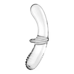 Satisfyer Double Crystal – Dupli Dildo od Prozirnog Borosilikatnog Stakla, 20cm