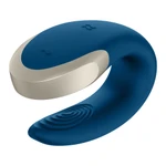 Satisfyer Double Love vibrator za parove (Plavi)