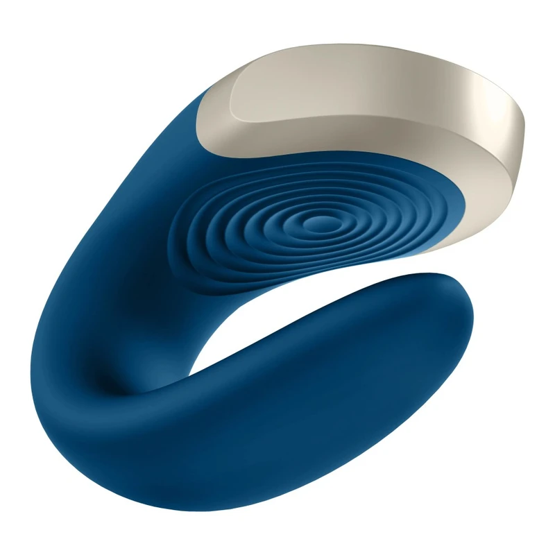 Satisfyer Double Love vibrator za parove (Plavi)