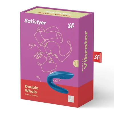 Satisfyer Dvostruka Kitica Plavi Multivibrator za Parove - Sexy Shop