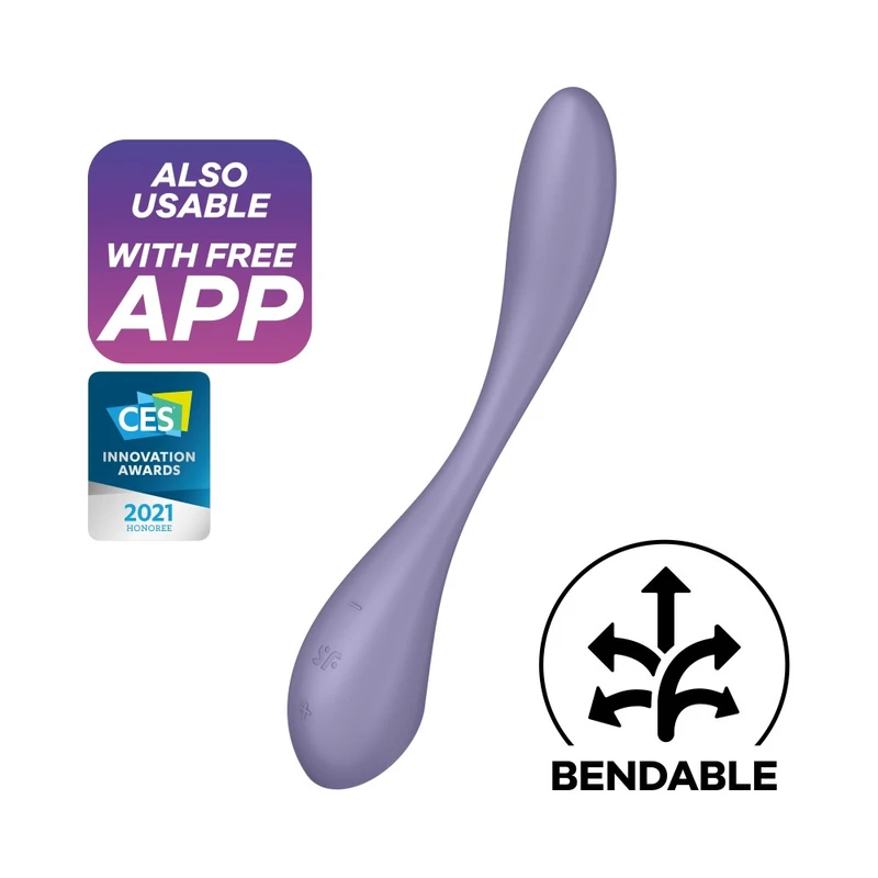 Satisfyer G-Spot Flex 5+ ljubičasti vibrator sa aplikacijom